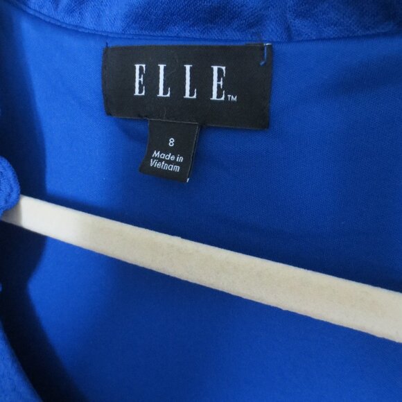 Elle - Retro Fitted Blue Dress - NWOT - Picture 8 of 8